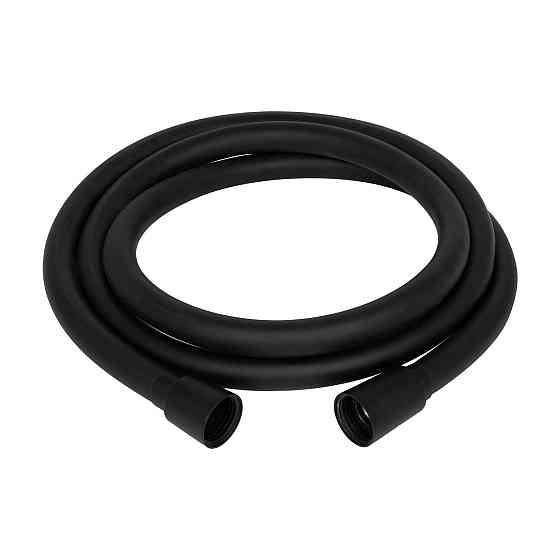 Шланг для ручного душа Qtap Hadice 1600 мм QTHADPVC160B Black Matt Київ