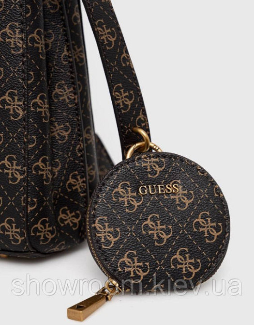 Жіноча сумка Guess (841606) коричнева Київ - фото 4