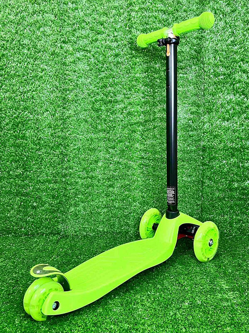 Самокат триколісний iTrike MAXI з підсвічуванням коліс Зелений (JR 3-003-G) Чернігів - фото 6