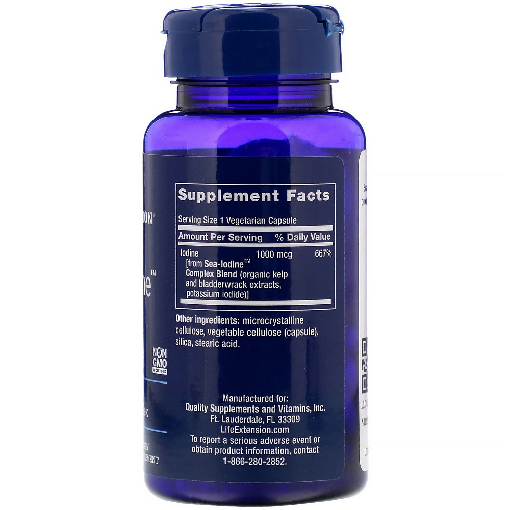 Йод (Sea Iodine) 1000 мкг 60 капсул Київ - фото 2