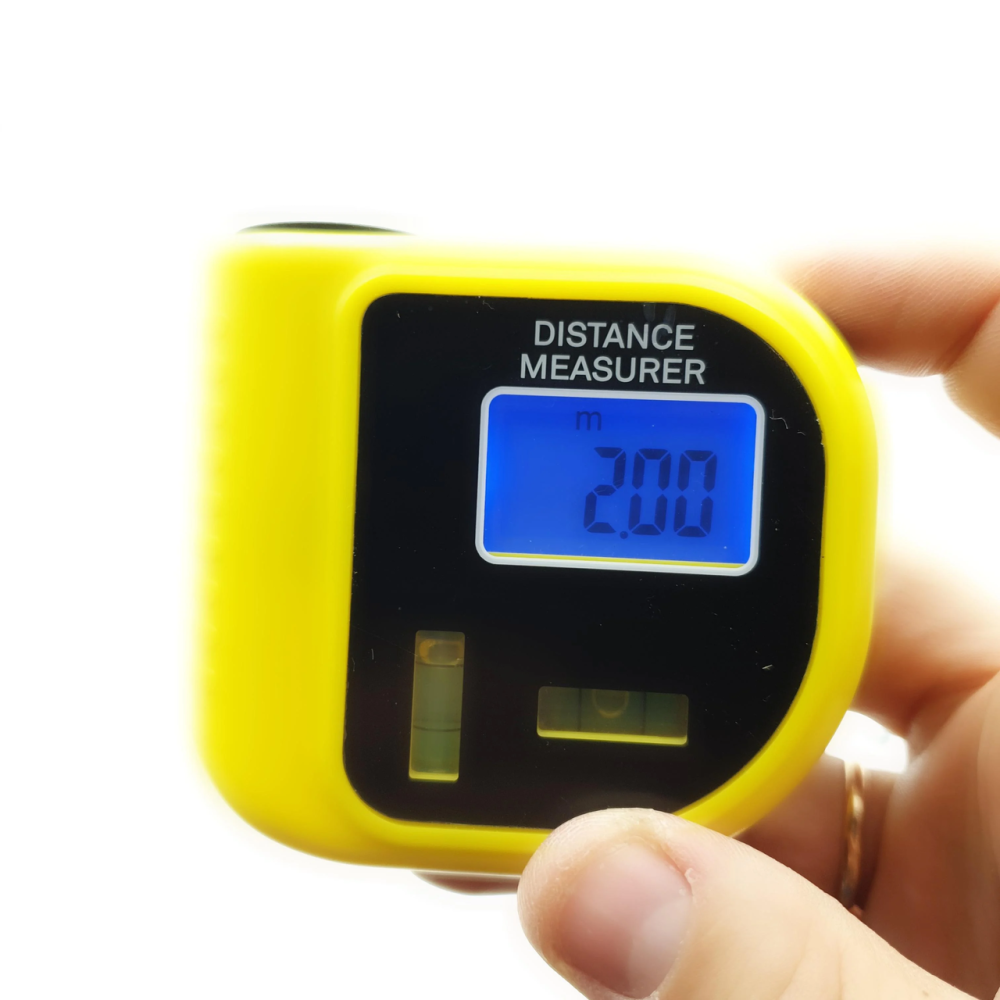 Далекомір ультразвукова рулетка Ultrasonic CP-3010 + лазер + термометр + рівень Вінниця - фото 4