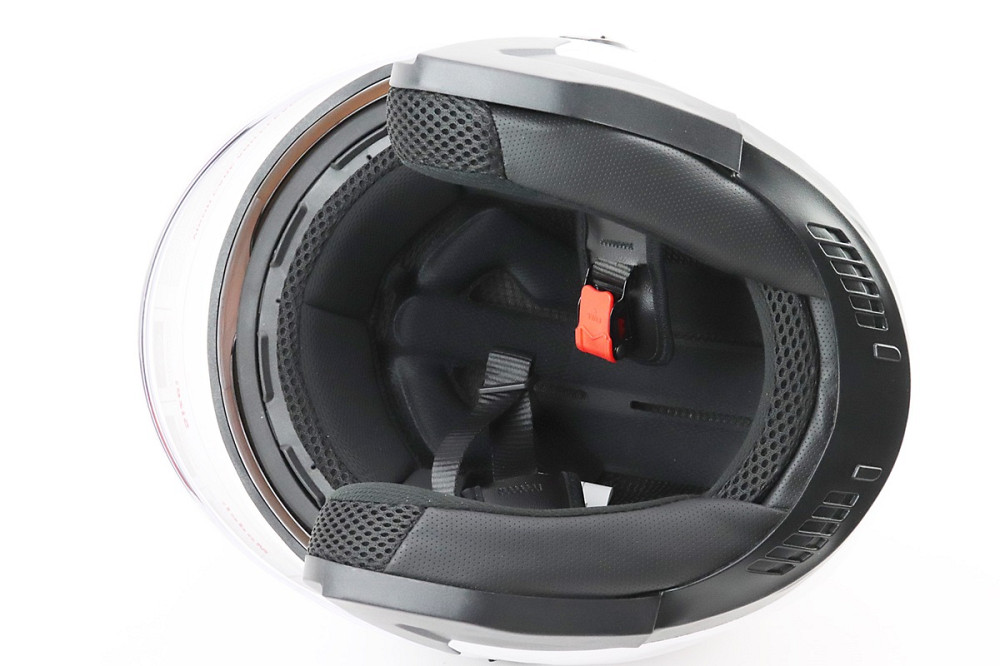 Шолом відкритий+відкидні окуляри BLD-708 М (57-58см), БІЛИЙ глянець Киев - изображение 8