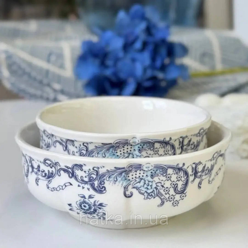 Салатник порцеляна вінтажний стиль 500 мл 14,5*5,5 см  "Grevelingen" 8030-507 для дому та ресторанів Київ - фото 1