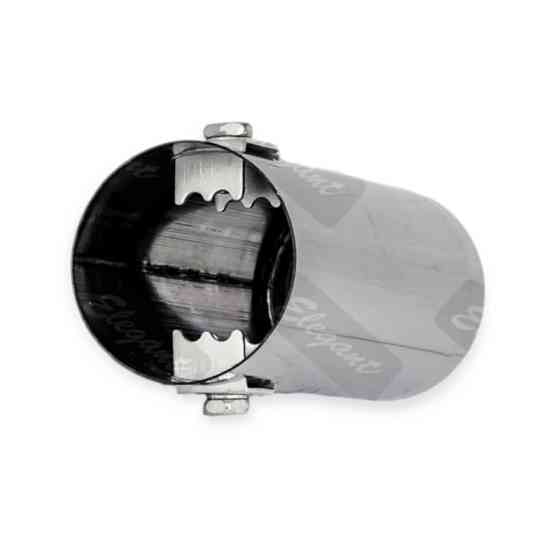 Насадка на глушник хром d 51мм, l 105мм, зовнішні 51мм (0091) Мукачево