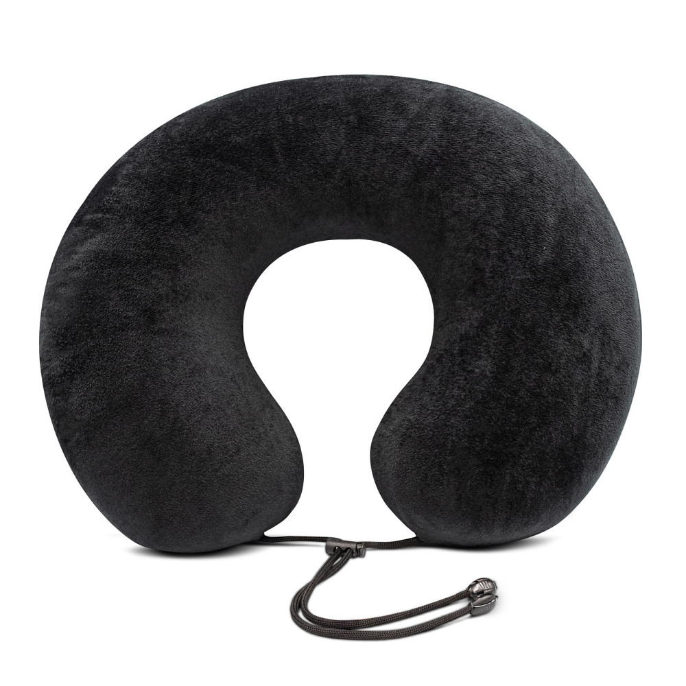 Подушка дорожня Comfort Trip PMF 001-3 305x285x100 чорна з фіксатором для шнура Дніпро - фото 6