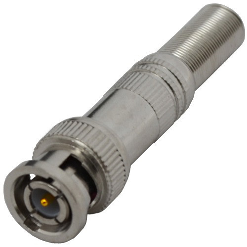 Штекер BNC, під кабель, з пружиною, латунь (Тип 1) Полтава - фото 1