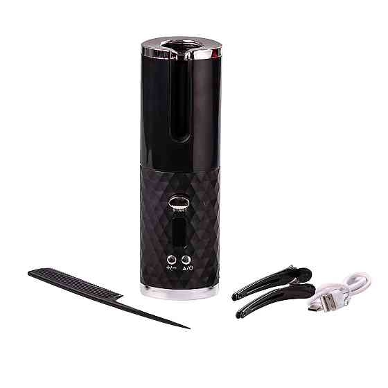 Стайлер для волосся автоматичний бездротовий 6 режимів чорний HP7951B Київ