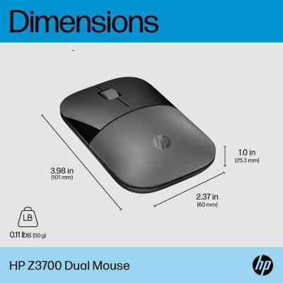 Мышка HP Z3700 Dual Wireless/Bluetooth Silver (758A9AA) Винница