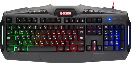 Клавіатура мультимедійна Defender Goser GK-772L (чорна) Вінниця