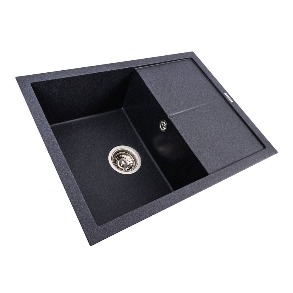 VALESO Гранітна мийка VALESO CRIPTA 6550 матова Карбон Коломыя - изображение 10