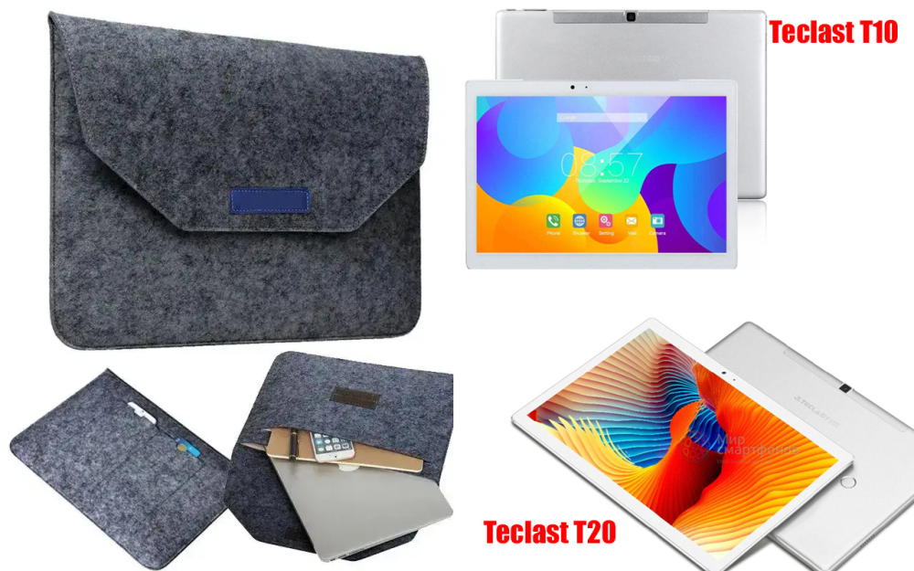 Сумка Wool із войлока для планшета Teclast T10, Teclast T20 Київ - фото 1