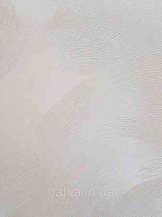 Обои метровые виниловые на флизелине Sintra Structure абстракция широкие мазки светло бежевые серебристые 512555 Киев