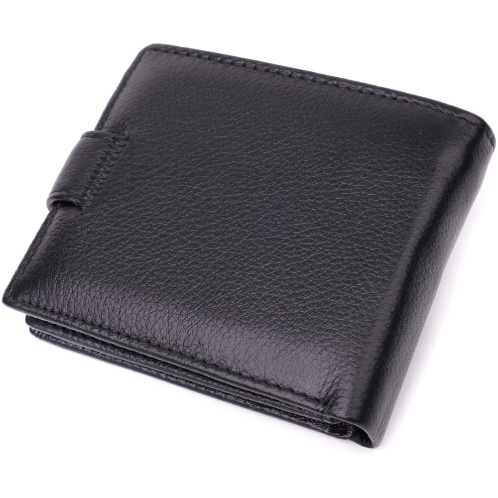 Чоловічий шкіряний гаманець, чорний (ST Leather) Київ - фото 20