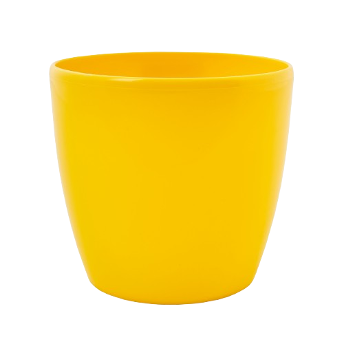 Вазон Матільда 7*6см круглий темно-жовтий Алеана Житомир
