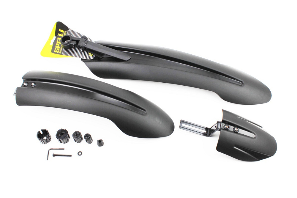 Крила пластмасові 26" FAT BIKE, чорні SMG-175 Київ - фото 1