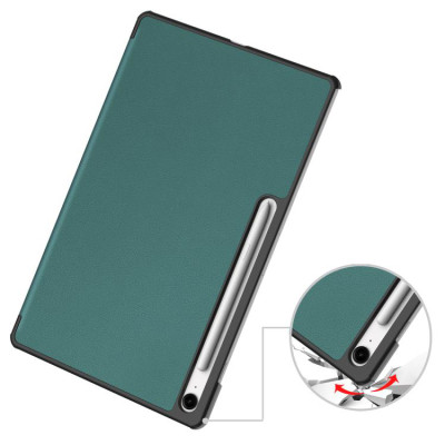 Чехол для планшета BeCover Smart Case Samsung Galaxy Tab S10 FE Plus (SM-X620/SM-X626) 13.1" Dark Green (713383) Винница - изображение 9