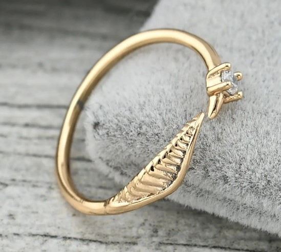 Кольцо Xuping детское 36488К, размер 13, 2мм, позолота 18К Киев - изображение 2