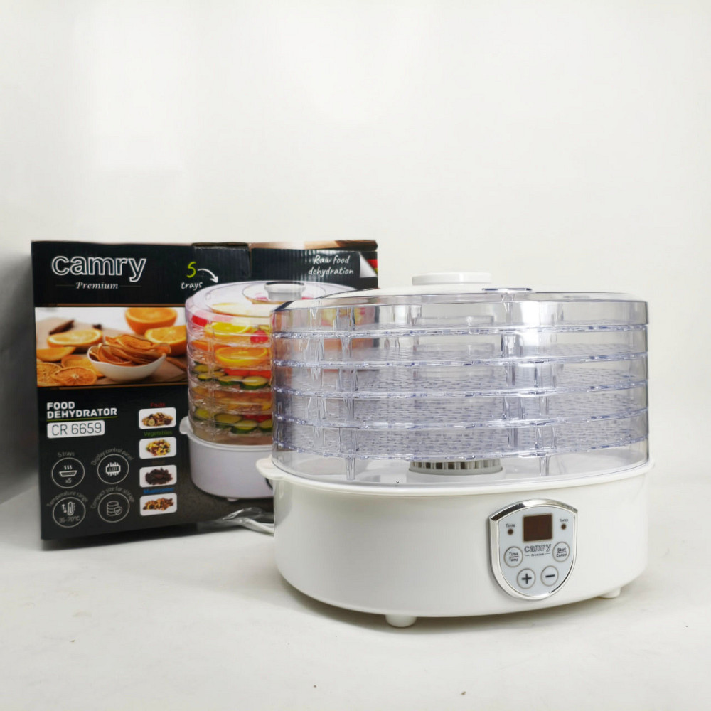Пищевой дегидратор для сушки и приготовления сушеных блюд Camry CR 6659 35-70°C 240Вт DM-44 Львов - изображение 7