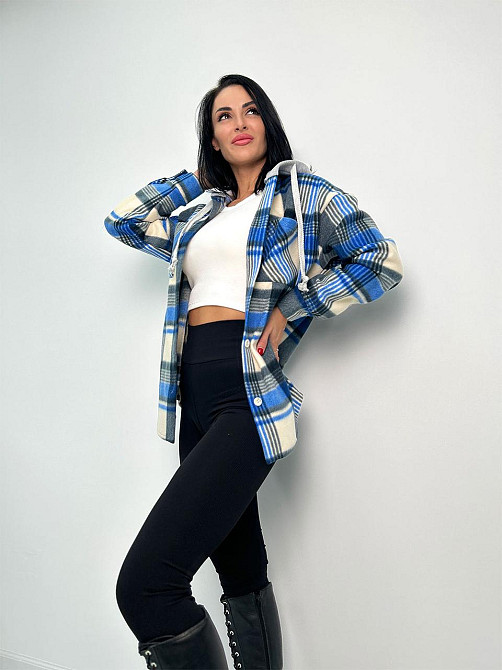 Жіноча тепла флісова сорочка "Delta" оптом | Норма Електрик, 46-48 Київ - фото 3