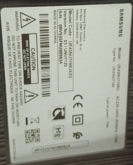 Телевизор Samsung 43