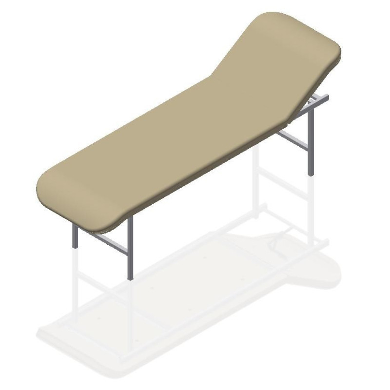 Кушетка медична оглядова АТОН "Грація Економ" міцний розбірний каркас Дніпро - фото 4