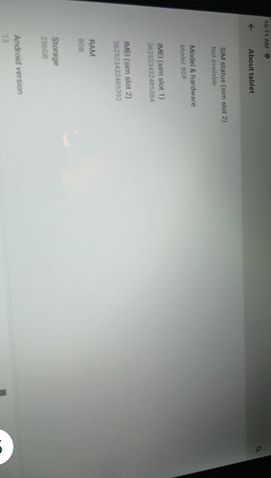 Планшет BDF Y7: диагональ 10.1