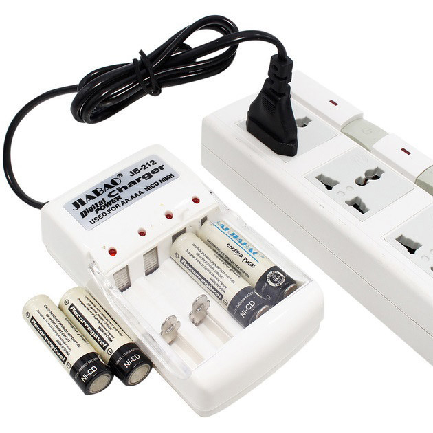 Зарядное устройство для аккумуляторов АА и ААА, Jiabao JB-212 + 4 аккумулятора ААА PN-84 Киев - изображение 7