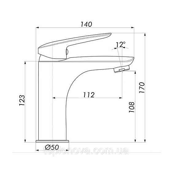 Смеситель для умывальника Globus Lux Koln GLK-0401 Черновцы