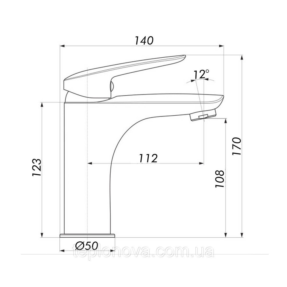 Змішувач для умивальника Globus Lux Koln GLK-0401 Чернівці - фото 5