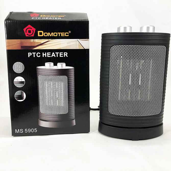 Електричні обігрівачі для квартири DOMOTEC MS-5905 1500 Вт, Оригінальний портативний обігрівач LK-76 Одеса - фото 1