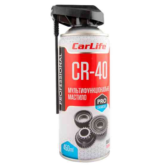 Смазка многофункциональная CarLife CR-40 Multifunctional Lubricant Professional 450мл Львов