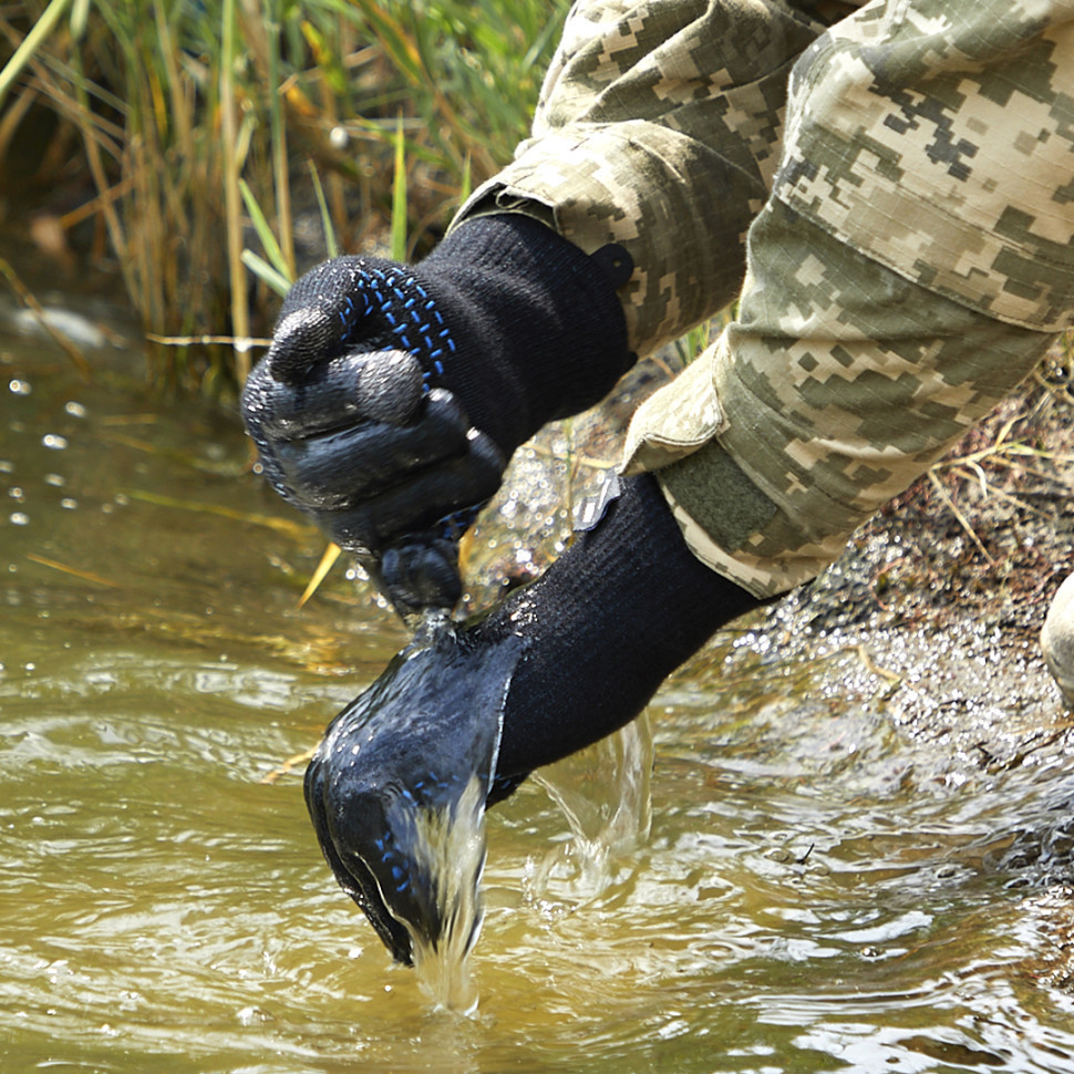 Перчатки водонепроницаемые трехслойные Dexshell Ultralite (Черные) размер S Винница - изображение 4