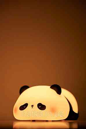 Силіконовий бездротовий нічник "Панда лежача" Київ
