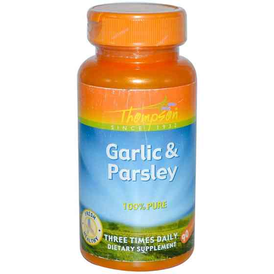 Часник &amp; петрушка, Garlic &amp; Parsley, Thompson Garlic &amp; Parsley, 90 Capsules Луцьк
