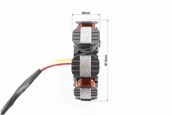 Статор магнето (генератора) (8 котушок роз'єм "мама 2 + 2") висота 28мм, тип 1 Київ