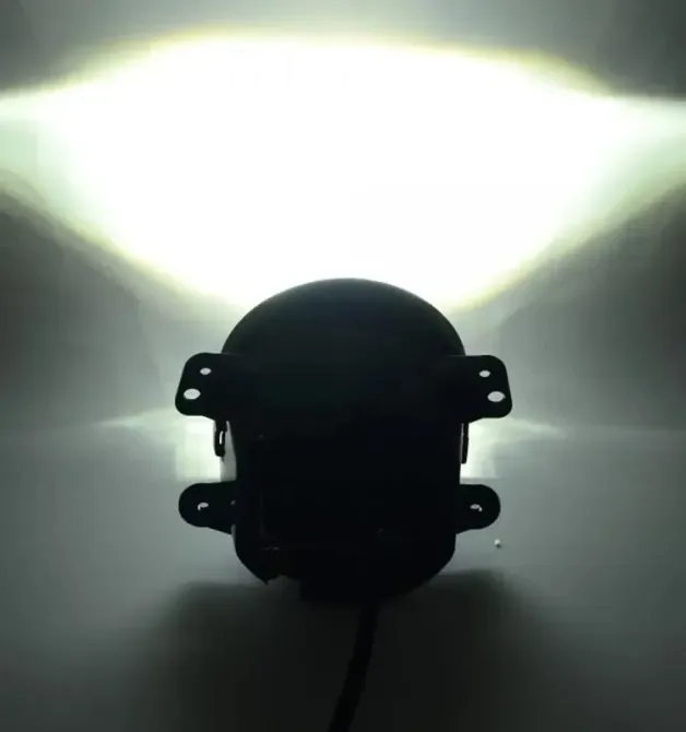 LED фари протитуманні 3.5 дюйм Nissan Leaf / 90mm ДХО з ангельськими вічками Харків - фото 6