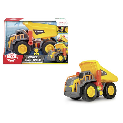 Спецтехніка Dickie Toys Самоскид "Вольво. Будівельна сила" зі звуковими та світловими ефектами, 30 см (3725013) Вінниця - фото 1