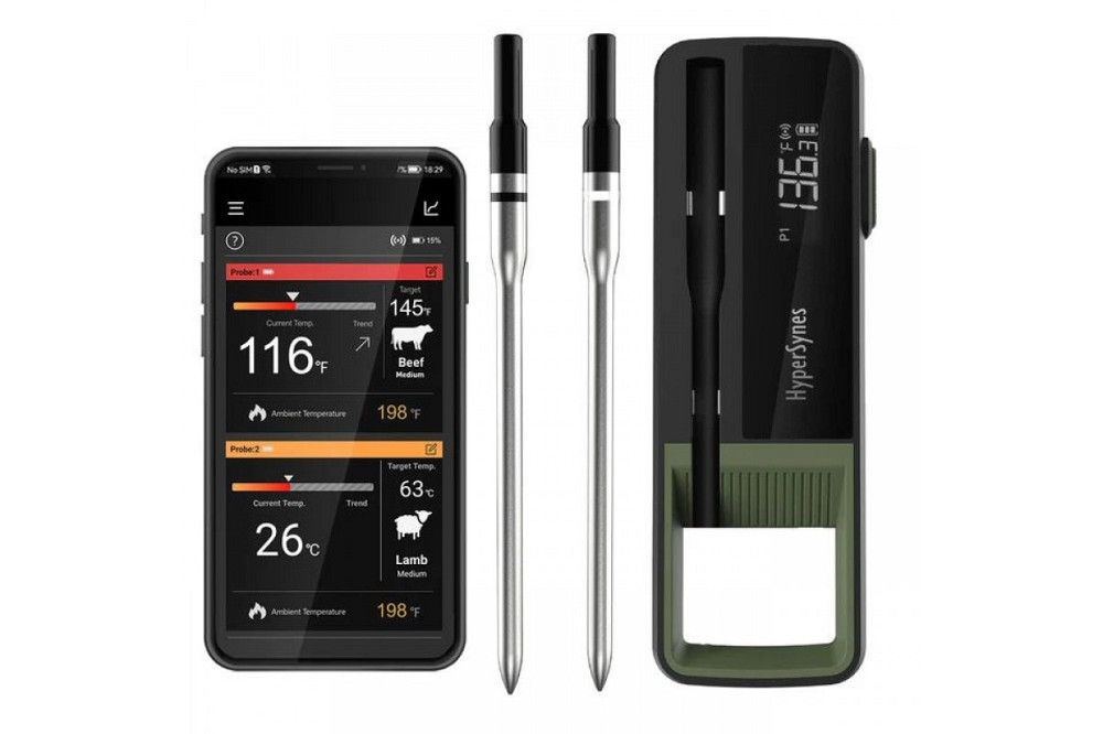 Термометр беспроводной с 2 щупами Bluetooth GRILLI 777227 Код: 012396 Ровно - изображение 7