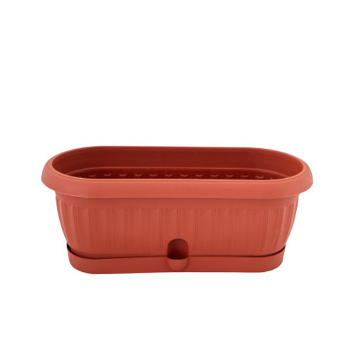 Вазон Терра кактусник з підставкою 31,5*11см теракот Алеана Житомир