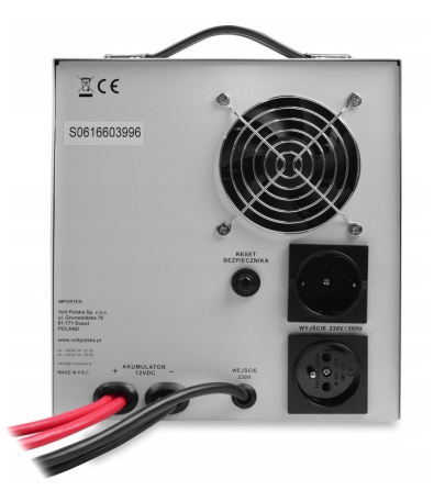 Гібридний інвертор ДБЖ Volt Polska SINUS PRO 2000 E 12/230V 1250/2000W (3SP092012E) Київ