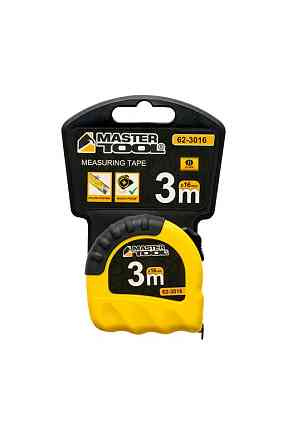MASTERTOOL Рулетка MASTERTOOL "Shiftlock" 3 м×16 мм фіксатор полотна нейлонове покриття 62-3016 Київ
