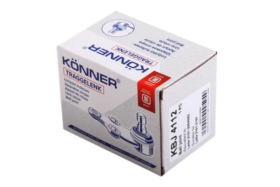 Шаровая опора 2101 Konner закатная нижняя с крепежом (пыльник под хомут) Винница