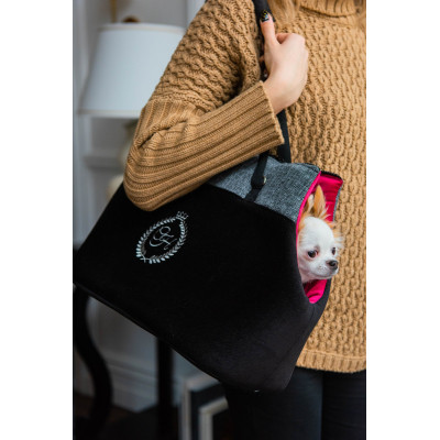 Переноска для тварин Chloe's Home Paris 53х19х32 см чорна (CLH1172) Вінниця - фото 3