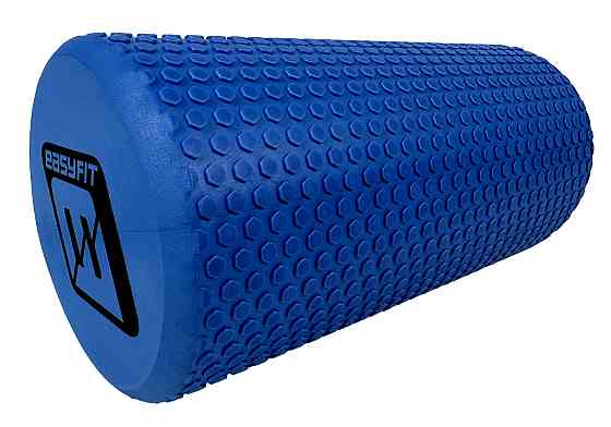EasyFit Масажний ролик EasyFit Foam Roller 30 см Синій Київ