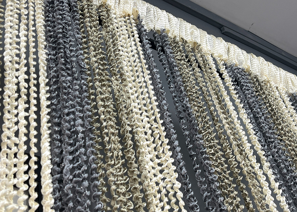 Штори-нитки спіраль з люрексом Сірий з молочно-бежевим 300х300см 1 шт (61-123) Київ - фото 7
