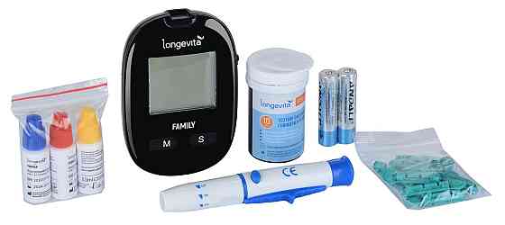 Глюкометр Longevita Family Система для вимірювання глюкози в крові (6806076) Київ