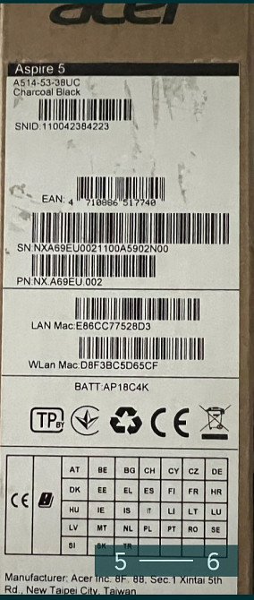 Ноутбук: ASER Aspire 5 Київ - фото 2