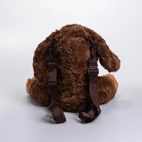 Дитячий плюшевий рюкзак Песик 30 см коричневий 520-27-50BR Коломыя - изображение 4