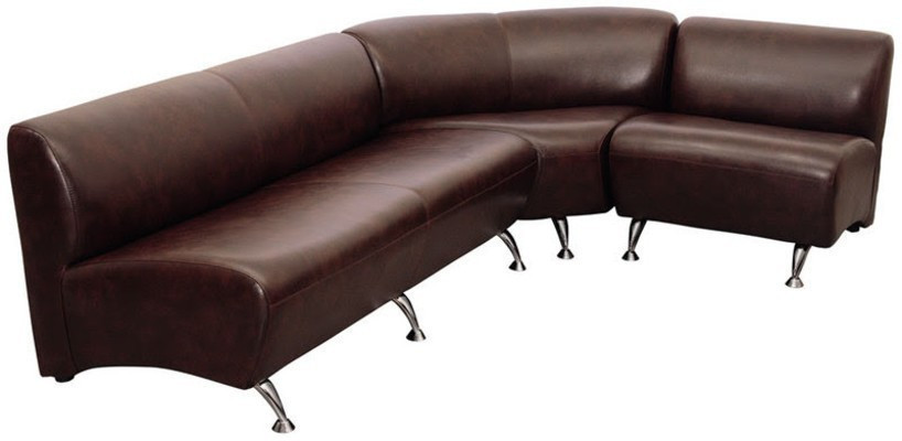 Диван Titan Florida двойка 1450х730х640 единица 700х730х640 угол 1270х730х640 Коричневый Киев - изображение 1