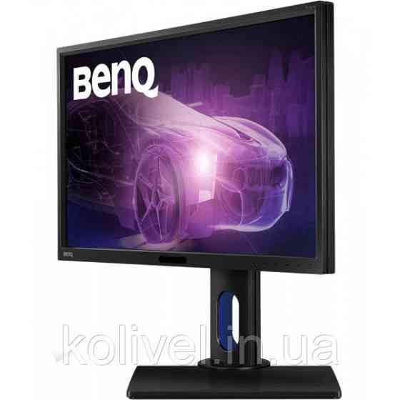 TFT 23.8" BenQ BL2420PT, QHD, IPS, DVI-DL, DP, HDMI, USB, Pivot, HAS, колонки, чорний (BL2420PT) Київ